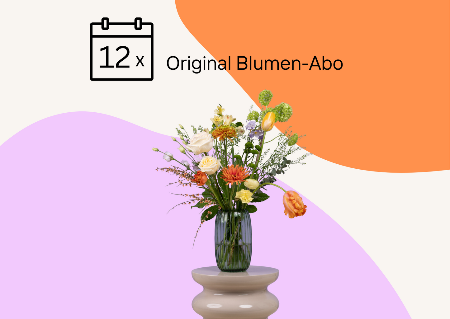 Blumen-Abo für 12 Monate